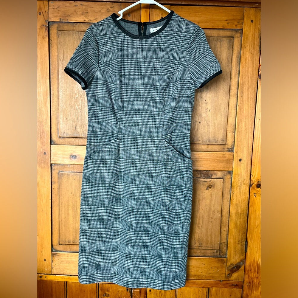 Max Studio Small glen plaid short sleeve dress - Picture 1 of 15